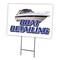 Signmission Boat Detailing Yard Sign & Stake outdoor plastic coroplast window, C-1824 Boat Detailing C-1824 Boat Detailing - alternate 1